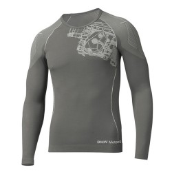 BMW Motorrad Λειτουργική Μακρυμάνικη Μπλούζα Summer Ανδρική Γκρι ΕΝΔΥΣΗ
