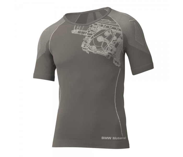 BMW Motorrad Λειτουργική Κοντομάνικη Μπλούζα Summer Ανδρική Γκρι ΕΝΔΥΣΗ BMW Motorrad Λειτουργική Κοντομάνικη Μπλούζα Summer Ανδρική Γκρι ΕΝΔΥΣΗ