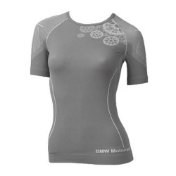 BMW Motorrad Λειτουργική Κοντομάνικη Μπλούζα Summer Γυναικεία Γκρι ΕΝΔΥΣΗ