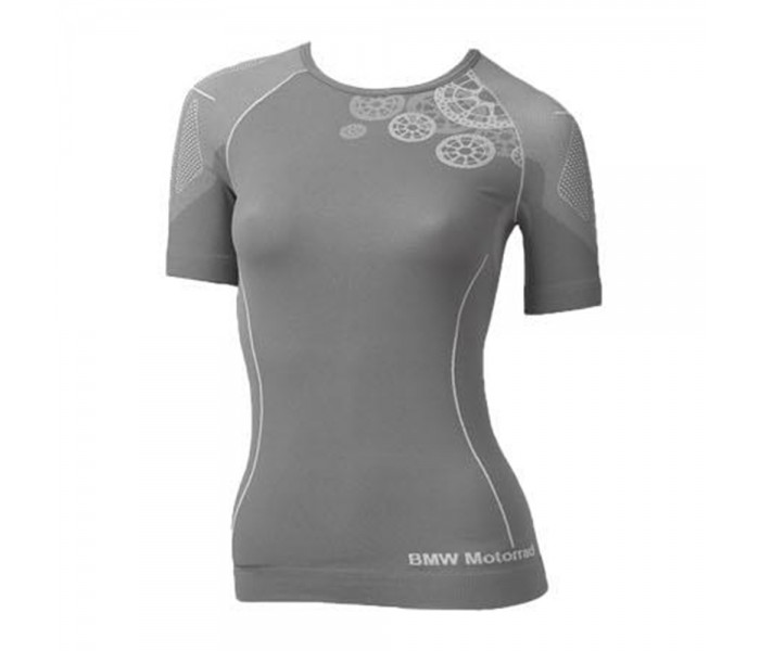 BMW Motorrad Λειτουργική Κοντομάνικη Μπλούζα Summer Γυναικεία Γκρι ΕΝΔΥΣΗ BMW Motorrad Λειτουργική Κοντομάνικη Μπλούζα Summer Γυναικεία Γκρι ΕΝΔΥΣΗ