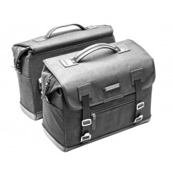 BMW Motorrad Πλαϊνή Tσάντα Mαύρη Δερμάτινη 16 λτ Δεξιά για R 18