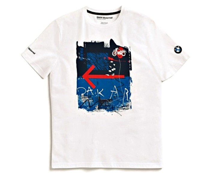 BMW Motorrad T-Shirt GS Dakar Unisex Λευκό ΕΝΔΥΣΗ