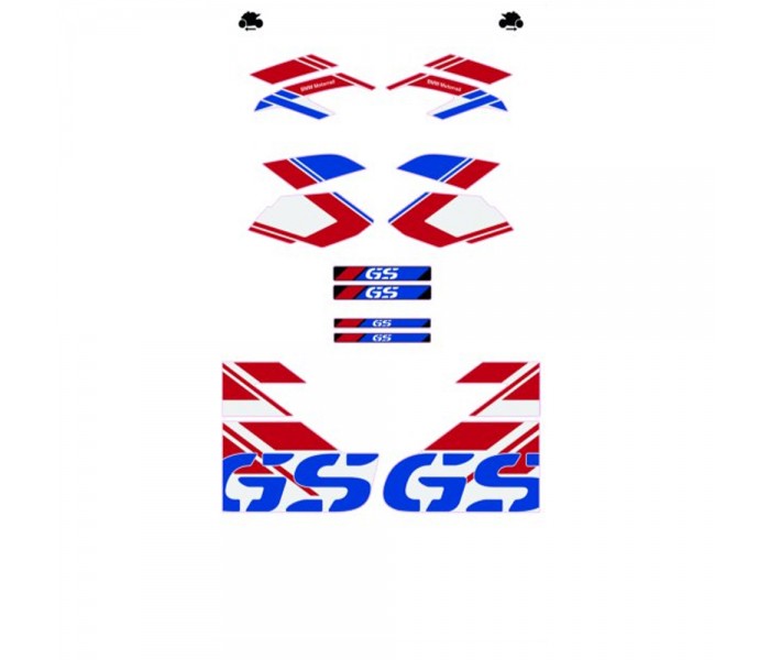 BMW Motorrad Σετ Αυτοκόλλητα GS BMW MOTORRAD BMW Motorrad Σετ Αυτοκόλλητα GS BMW MOTORRAD