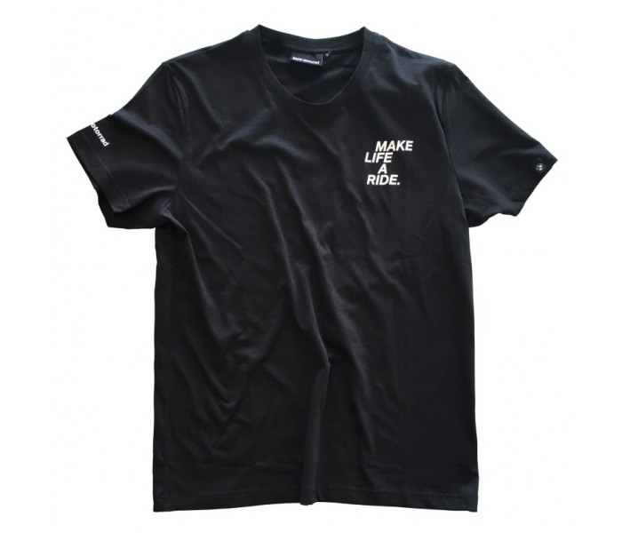 BMW Motorrad Make Life A Ride T-Shirt  Μαύρο Γυναικείο ΕΝΔΥΣΗ